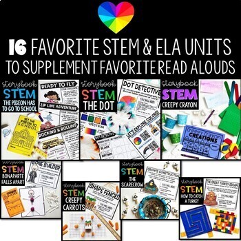 Storybook STEM Fan Favorites BUNDLE: Picture Book STEM ELA Activities Read Aloud - Image 2