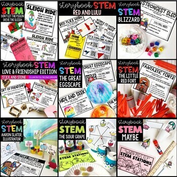 Storybook STEM Fan Favorites BUNDLE: Picture Book STEM ELA Activities Read Aloud - Image 3