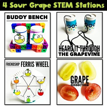{The Sour Grape} Storybook STEM Activities - Image 2