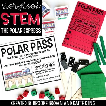 {The Polar Express} Storybook STEM Christmas STEM Activities - Train Bridge