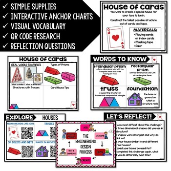 House of Cards STEM Valentine's Day STEM Activity Index Card Tower Party Station - Image 2