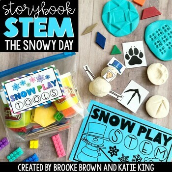 {The Snowy Day} Storybook STEM - Winter STEM Activities: Animals Tracks, Snow