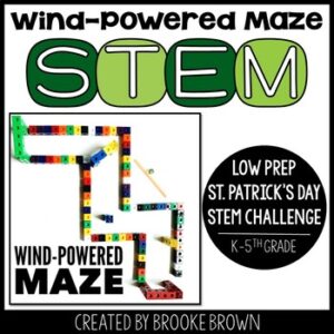 Wind-powered Maze STEM Challenge (St. Patrick's Day STEM Activity) - Spring STEM