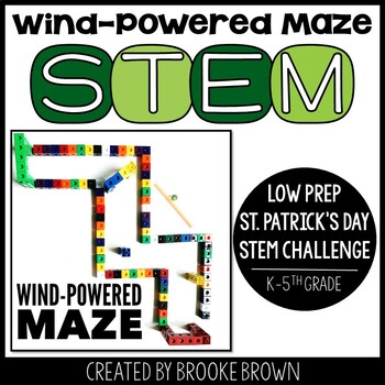 Wind-powered Maze STEM Challenge (St. Patrick's Day STEM Activity) - Spring STEM