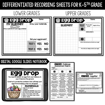 Egg Drop STEM Activity (Easter & Spring STEM Activity & Challenge) April - Image 3