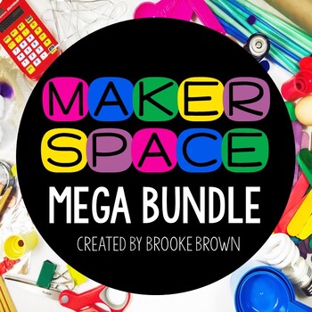 Makerspace MEGA BUNDLE Starter Kit, STEM Lab, STEM Stations, Choice Boards