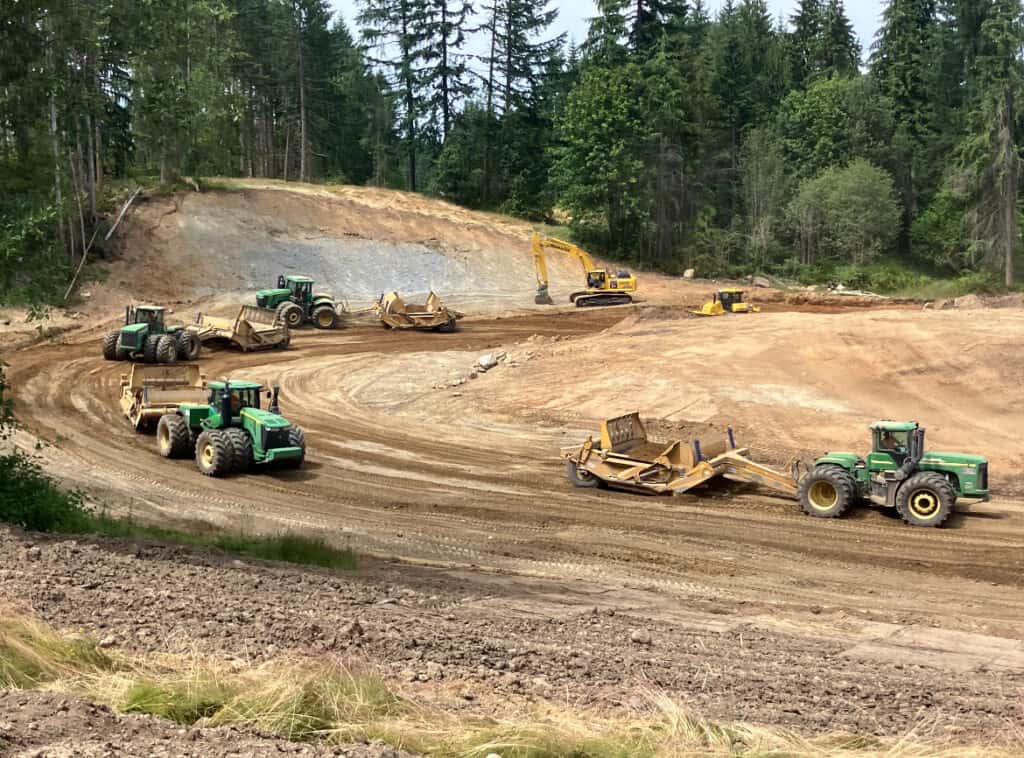 Team Nelson land development contractor work for Caledon residential community