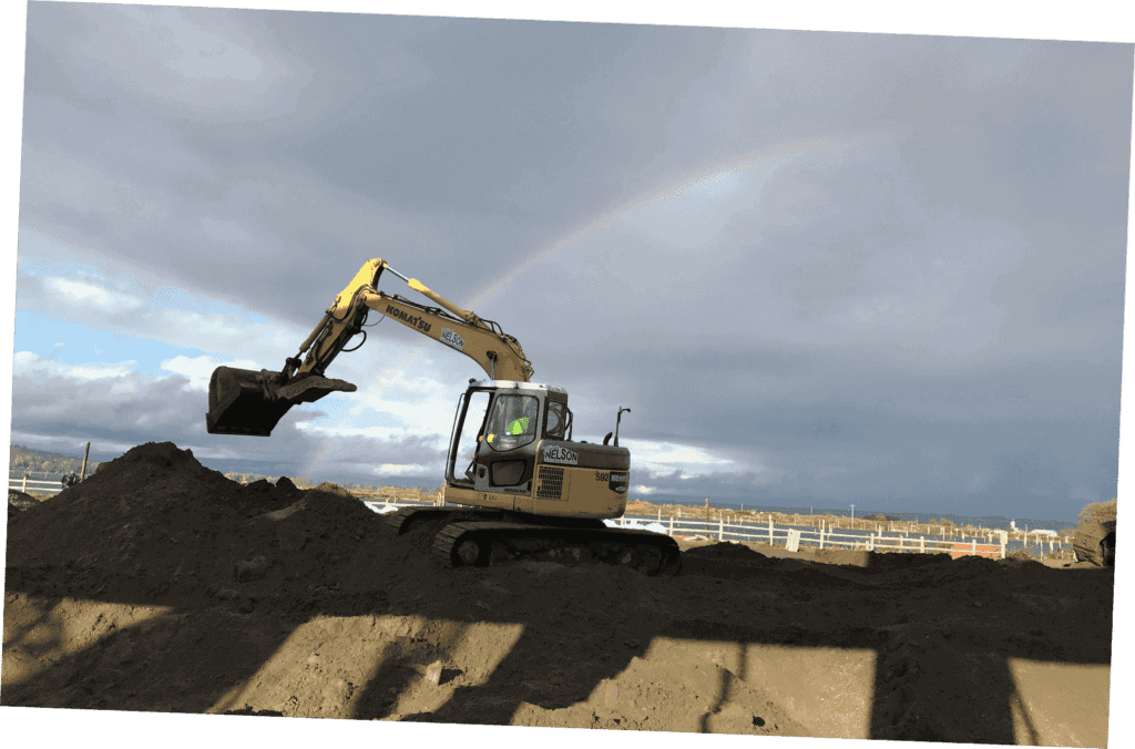 Team Nelson earthwork project - excavation and site development, Greater Puget Sound