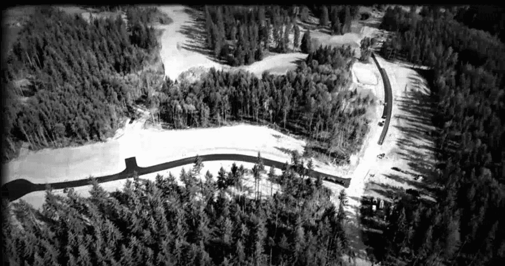 Caledon land development video cover showing large-scale residential infrastructure work