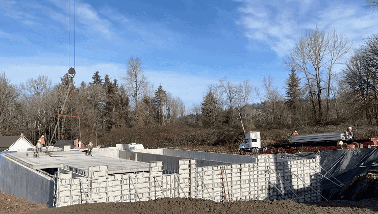 Land excavation and stormwater infrastructure for Ascend Residential Development in Newcastle WA