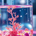 Fongus, culture en laboratoire, croissance de champignons, recherche mycologique, expérience scientifique.