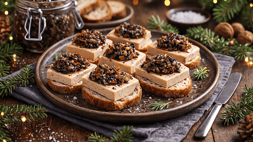 confit de champignons pour foie gras