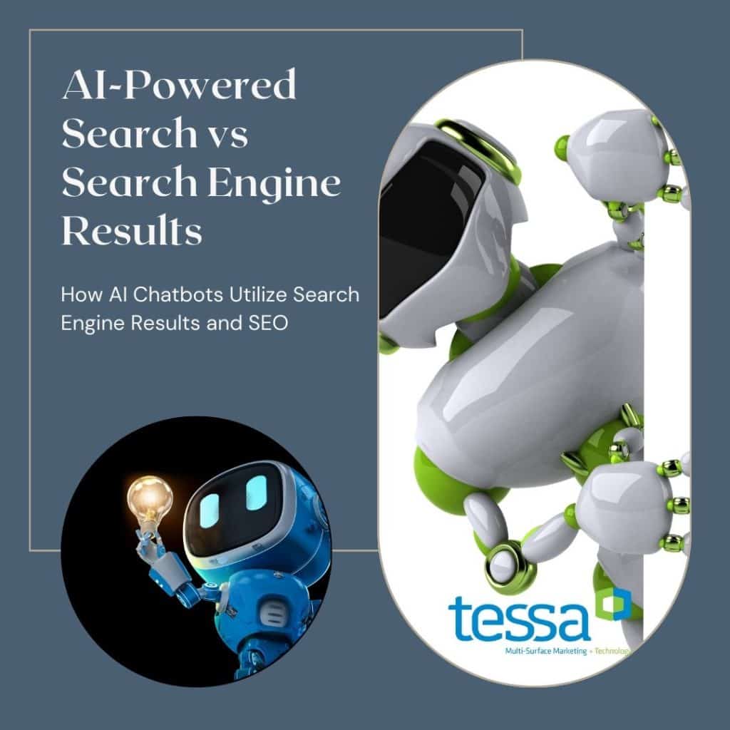Comparison of AI chatbots and search engines like Google and Bing.