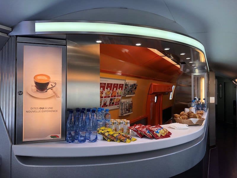 Cafeteria tren alta velocidad