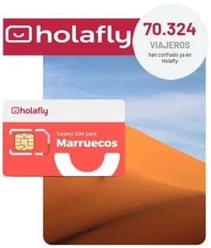 Descuento holafly internet llamadas movil marruecos
