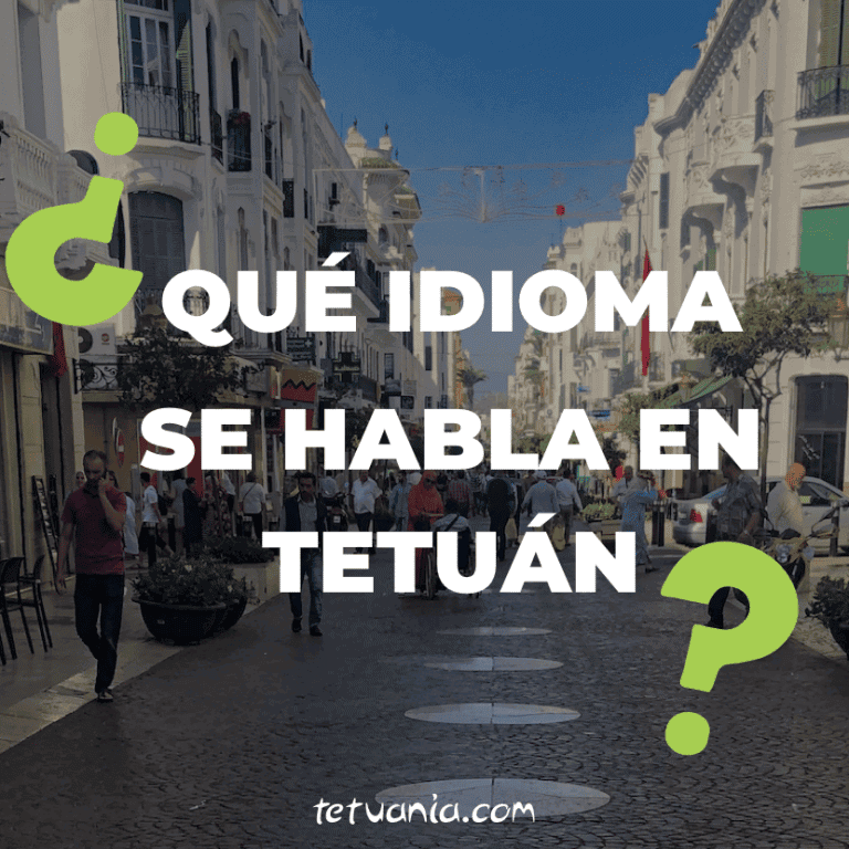 idioma se habla en tetuan