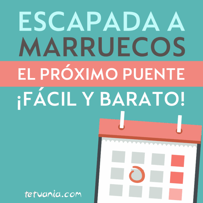 escapada marruecos puente facil barato