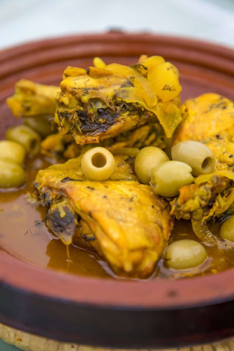 pollo con limon comida marroqui