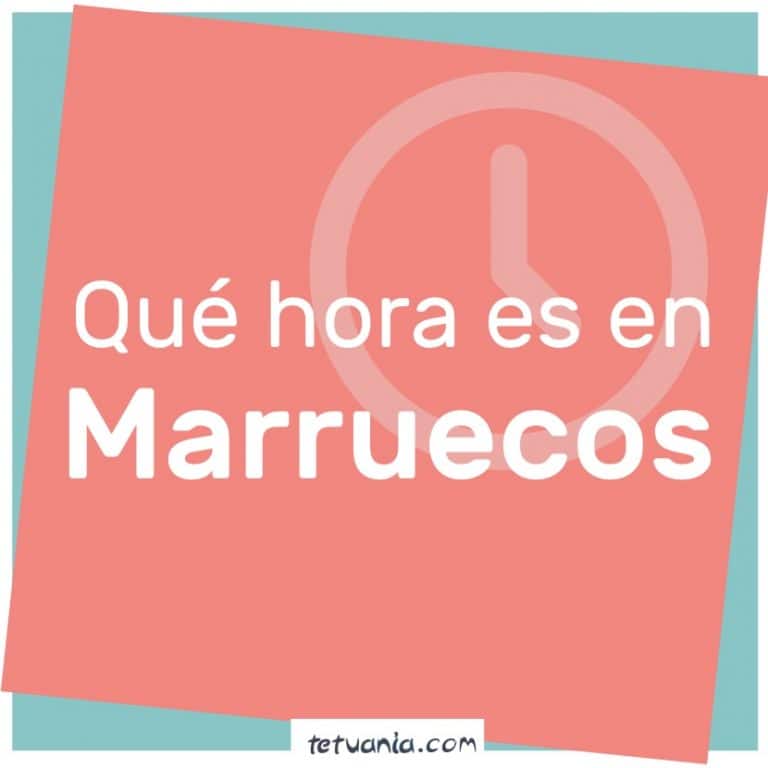 que hora es en marruecos
