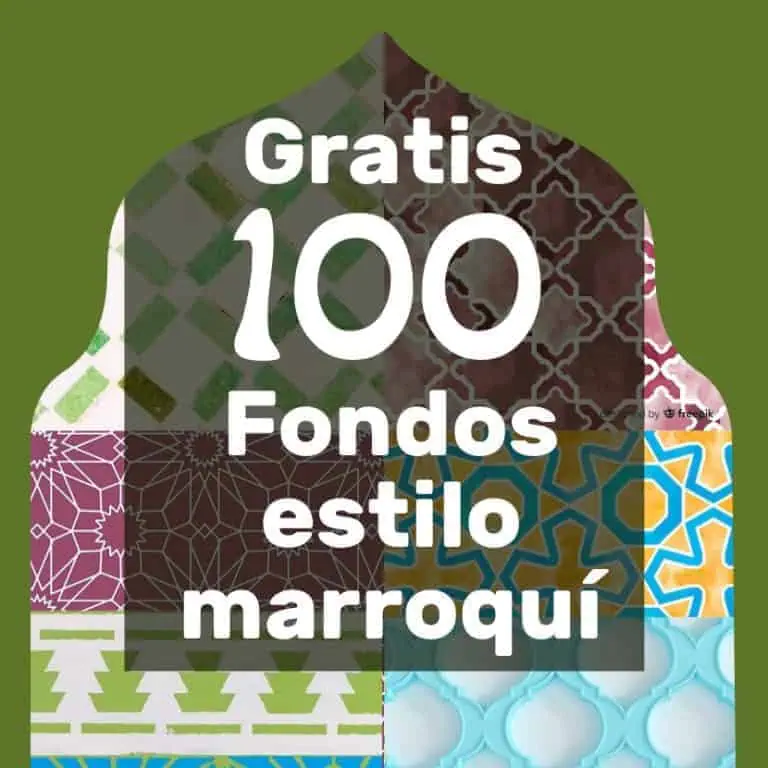 GRATIS 100 fondos estilo marroquí para tus diseños