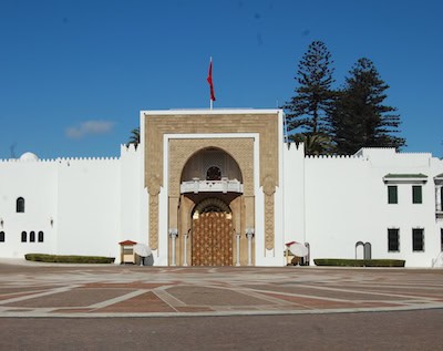 Palacio Real de Tetuán y la explanada del Feddan