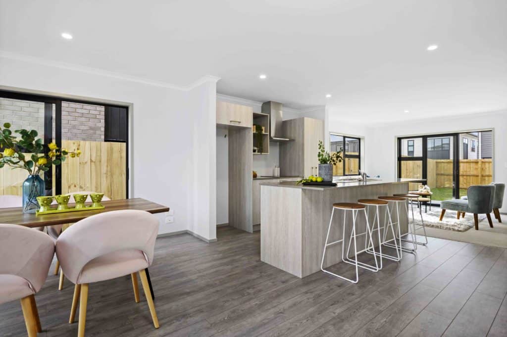 indoor kitchen dining area