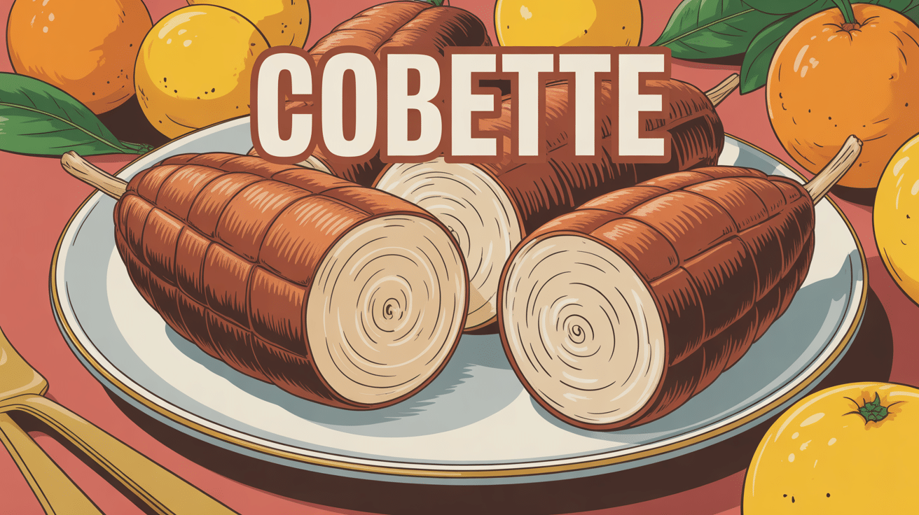 Illustration de cobettes de maïs dorés