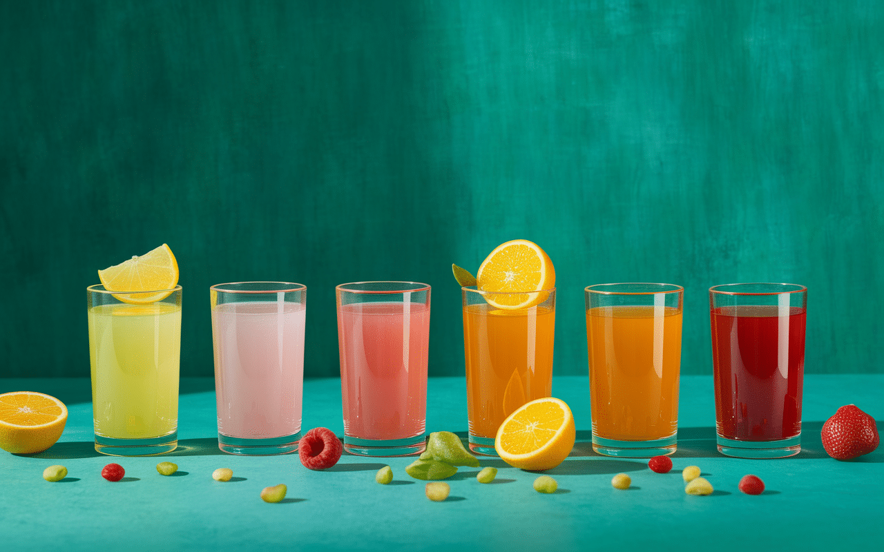 verres de saveurs boisson ciao kombucha