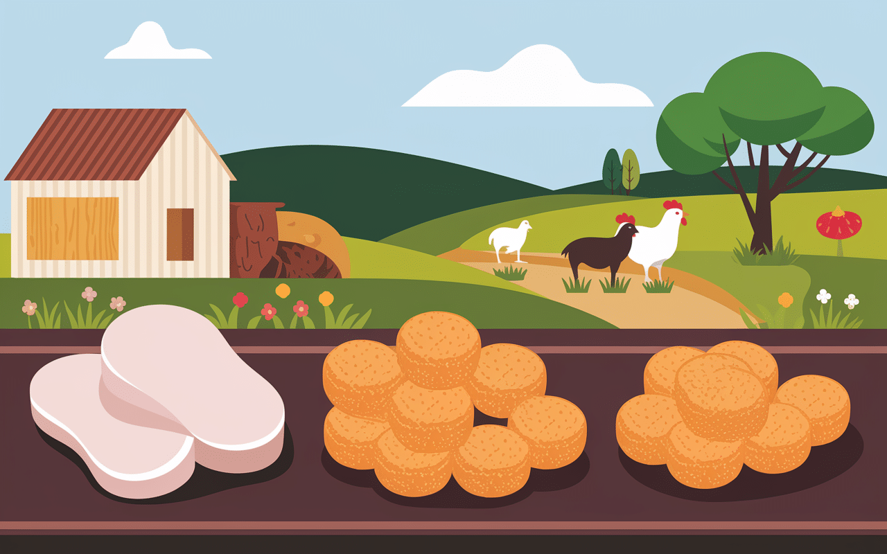 Processus de fabrication des nuggets McDonald's