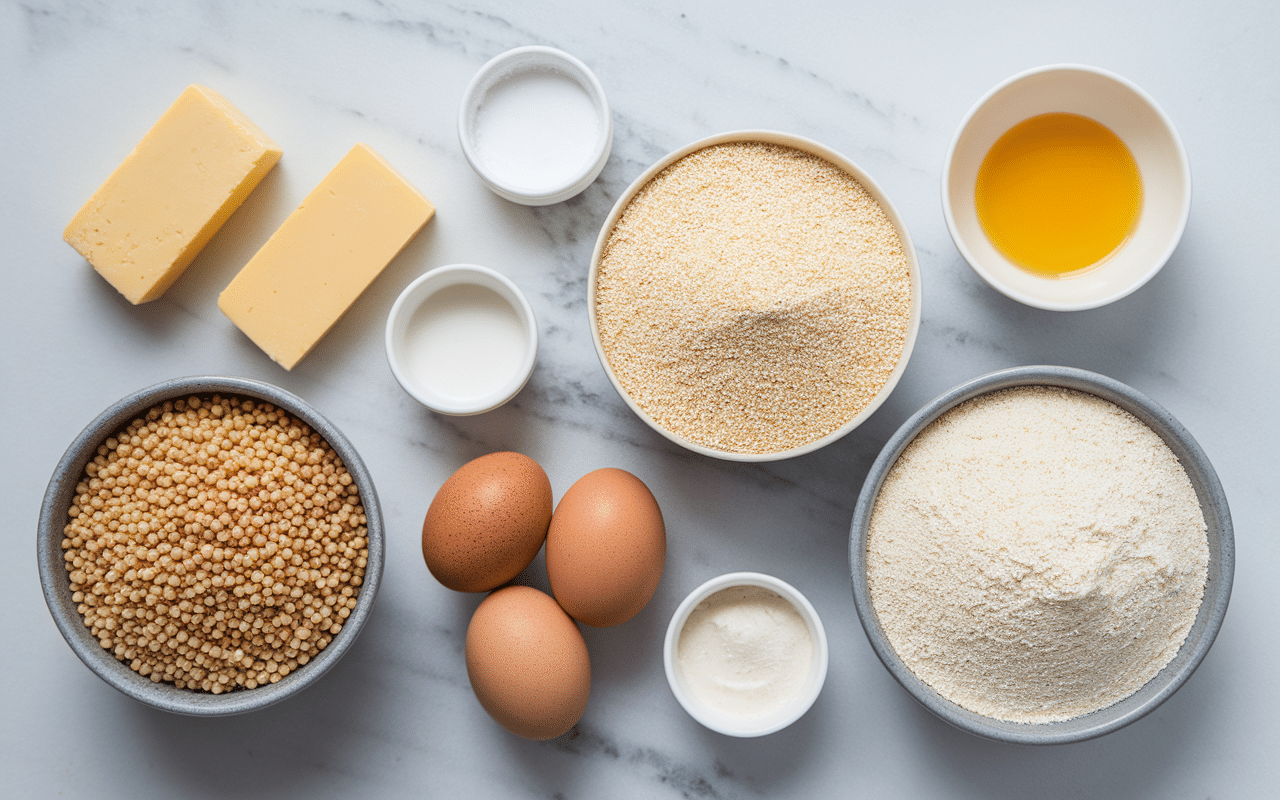 ingrédients recette choux craquelin michalak sur marbre