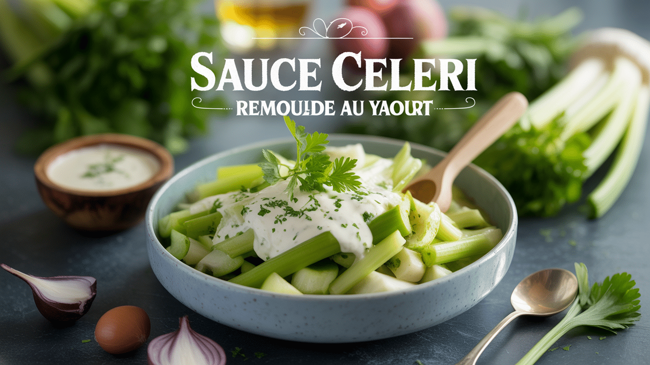 bol salade céleri sauce céleri rémoulade yaourt