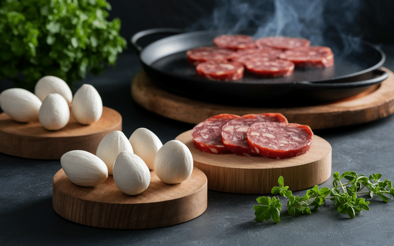 brochette saint jacques chorizo préparation cuisine