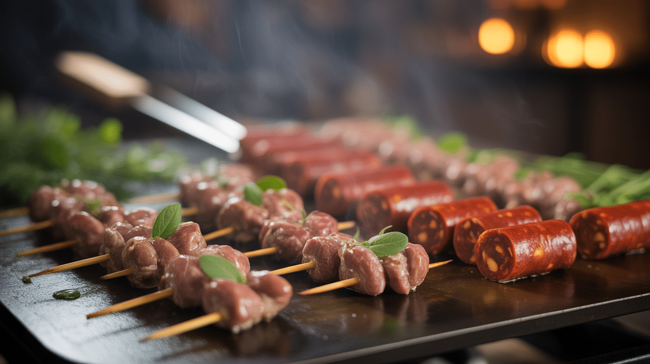 brochette saint jacques chorizo plancha vapeur