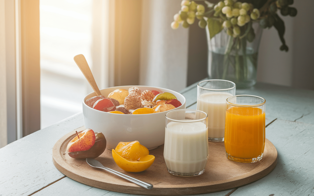 bol flocon d avoine yaourt miel matin relax