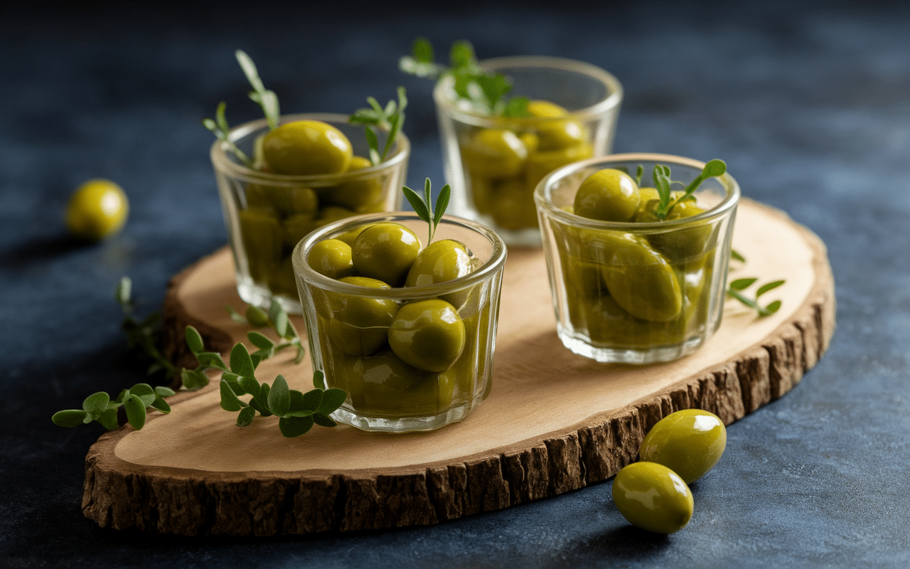 Conservation olives vertes préparation bicarbonate de soude huile