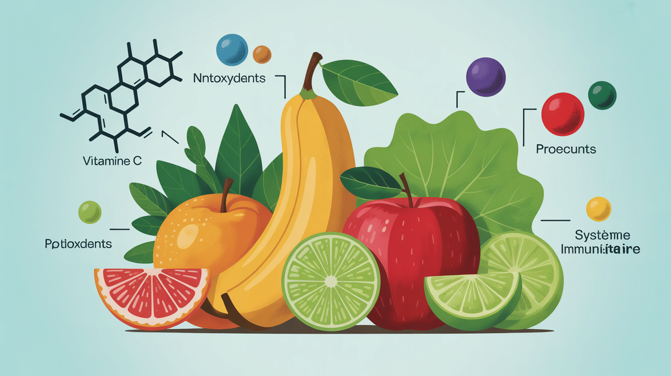 fruits d'hivers vitamines antioxydants