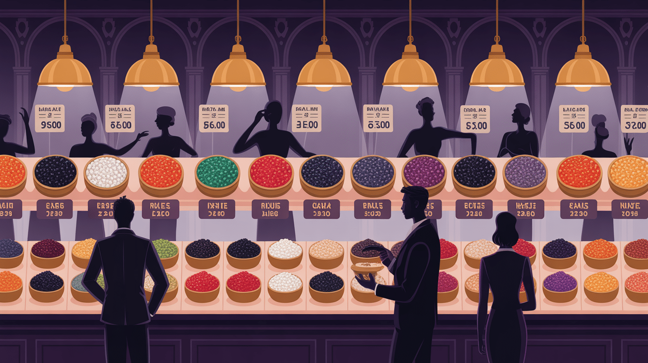 Marché caviar prix du caviar au kg épicerie