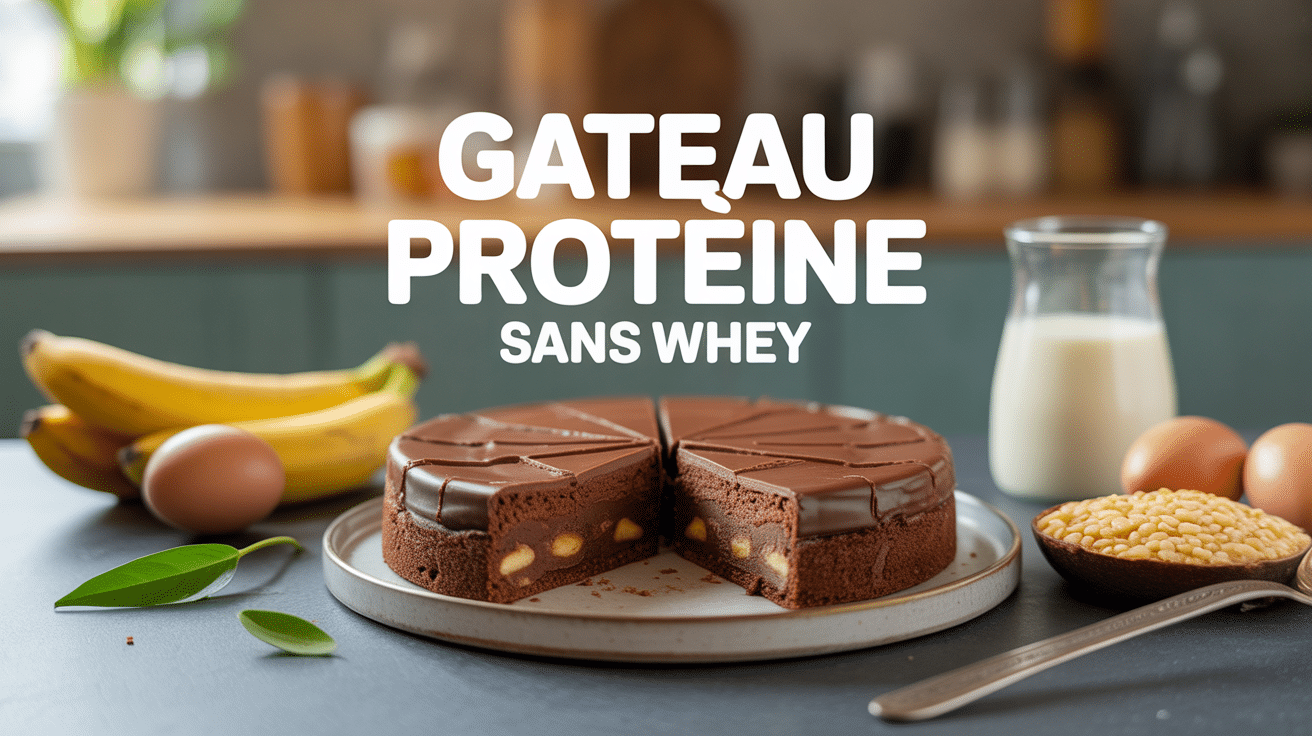 recette gateau proteine sans whey ingrédients naturels chocolat