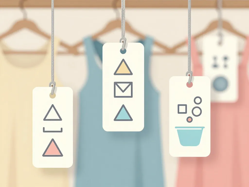 Symbole machine à laver signification illustration étiquettes et pictogrammes