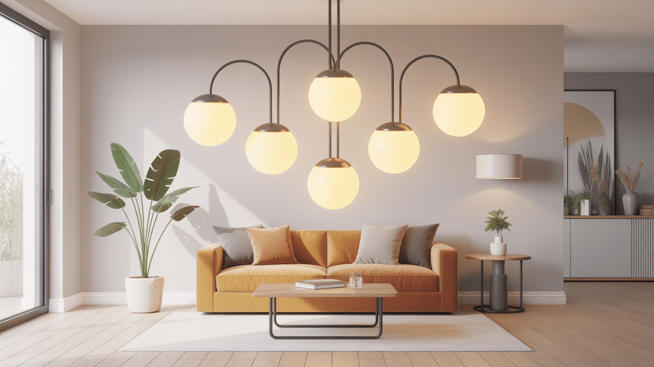 applique murale sans fil moderne installée sans câbles