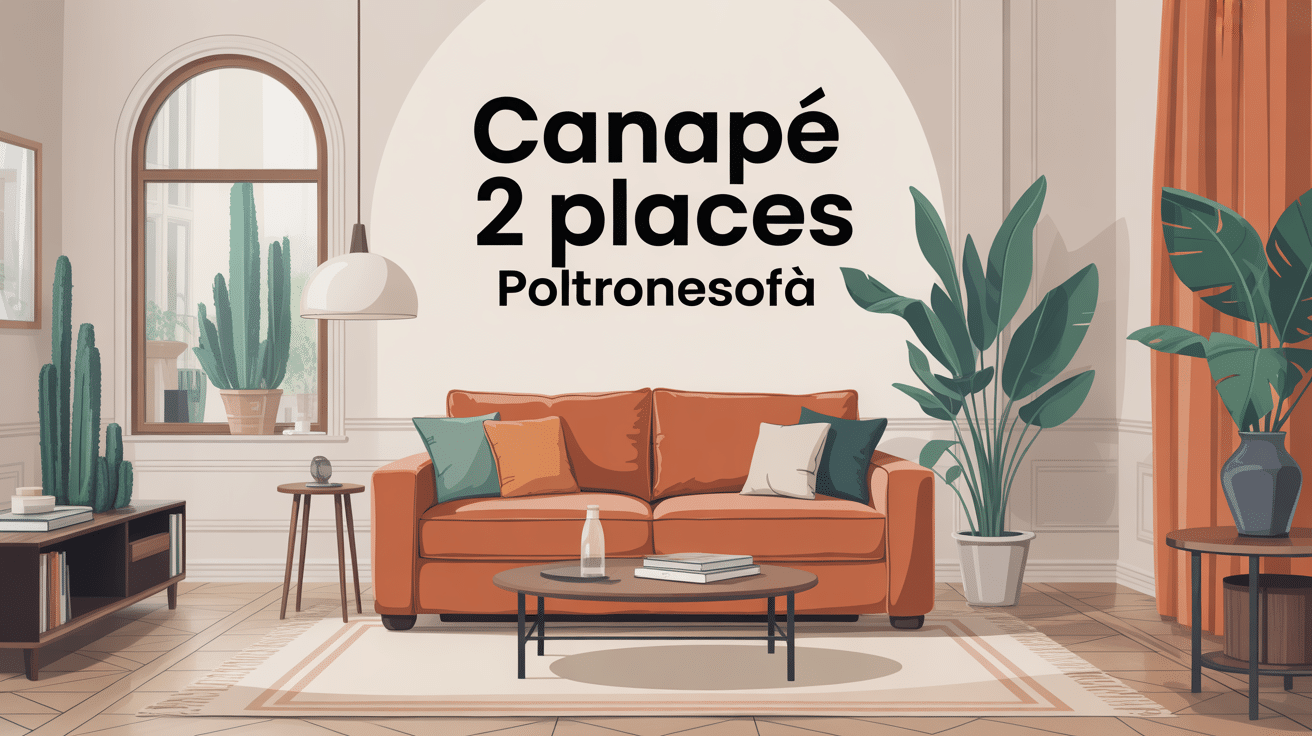 canapé 2 places poltronesofa prix achat malin salon moderne