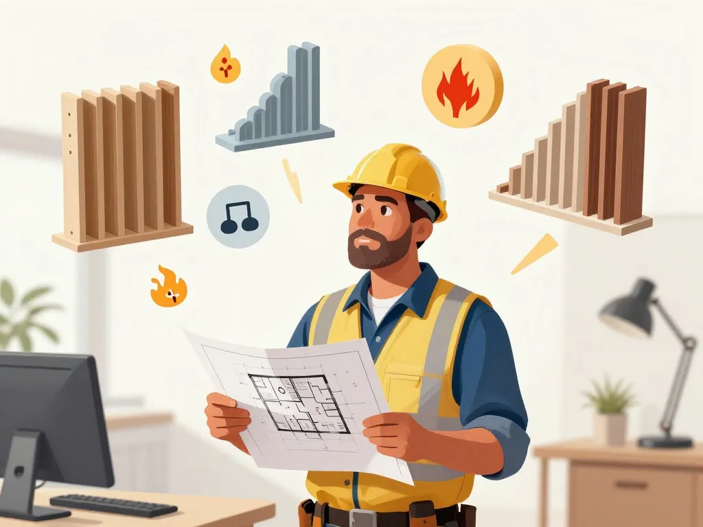 illustration choix de cloison sad selon contraintes techniques