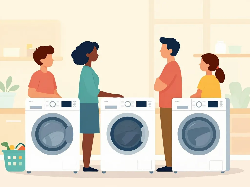 machine à laver comment choisir silhouette famille sélection