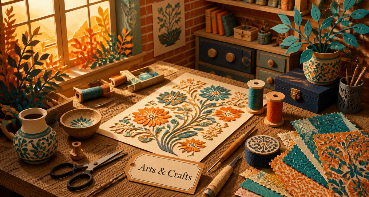 atelier art arts and crafts en paper cut