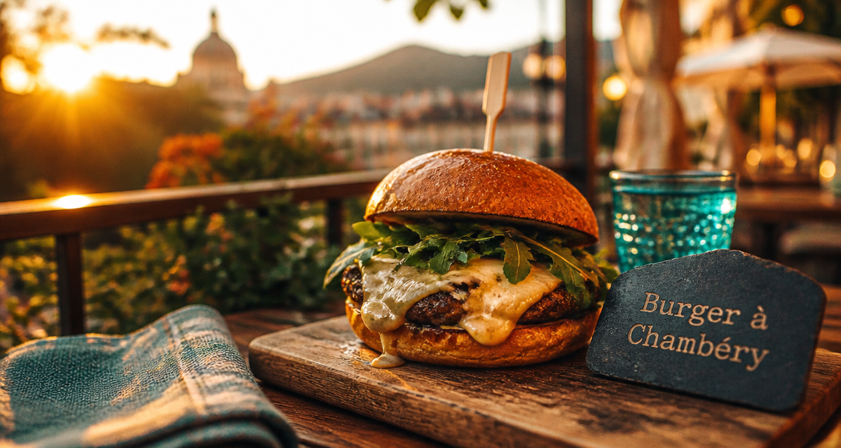 burger chambery artisanal terrasse fromage