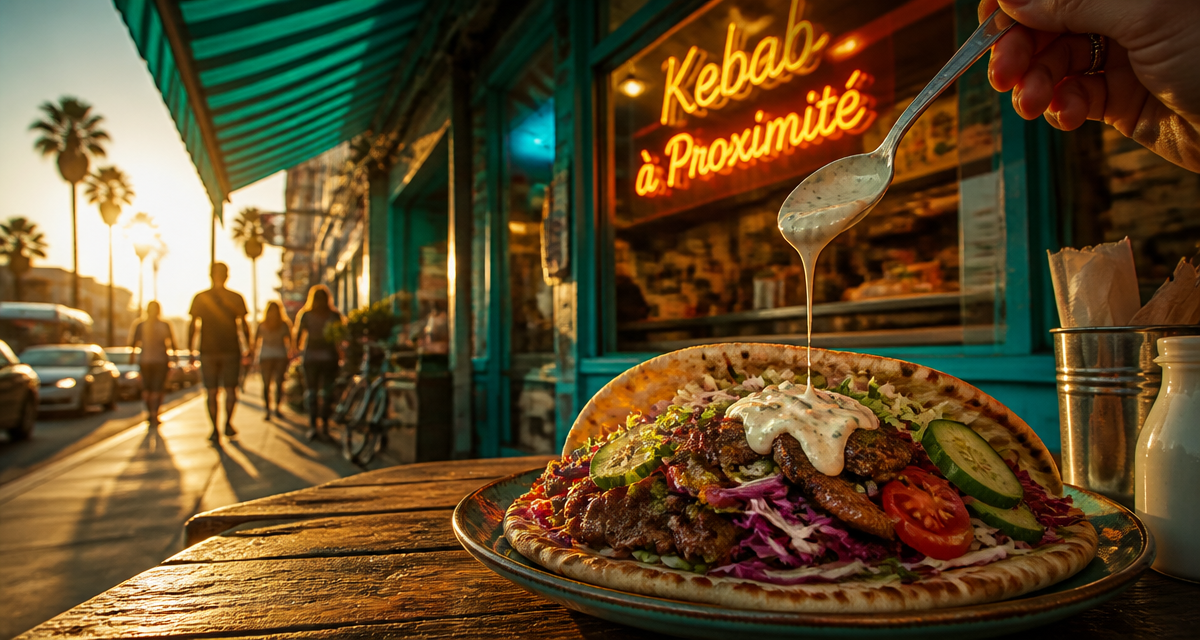 kebab à proximité assiette maison