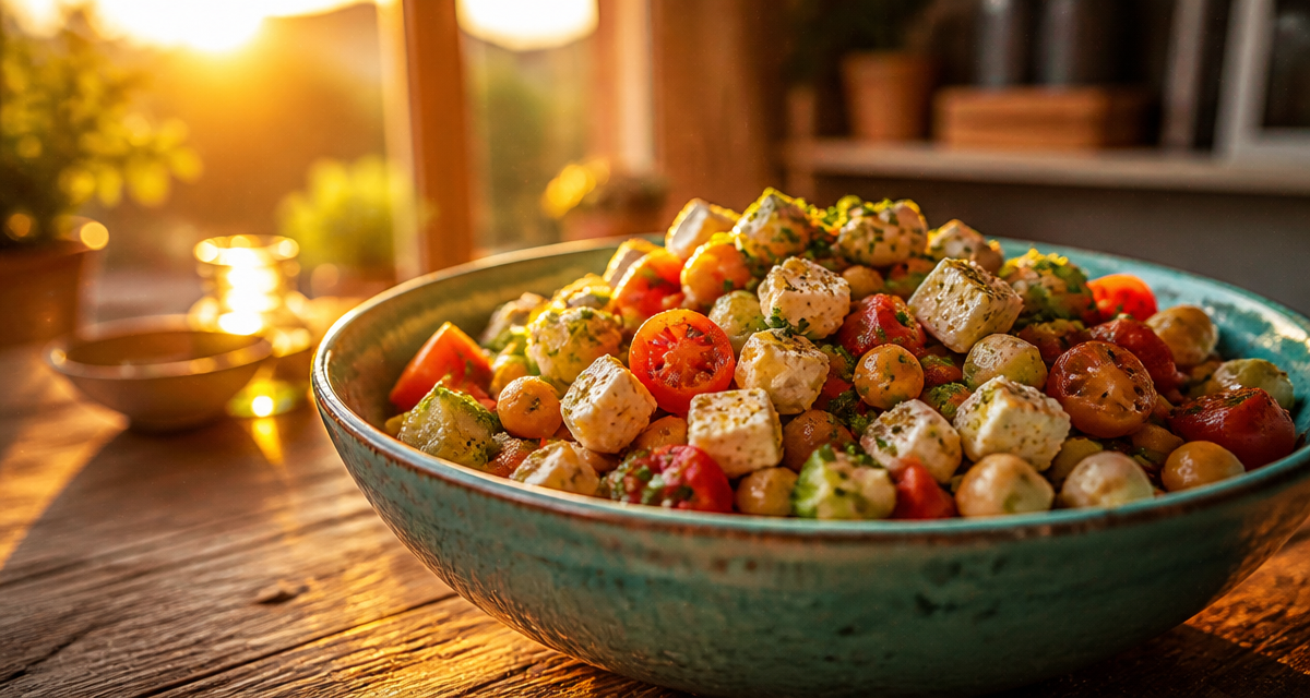 recette de pois chiche en salade colorée