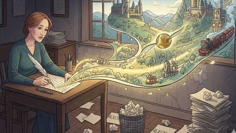 जे.के. रॉलिंग की कहानी: 12 इनकारों के बाद भी कैसे मिली सफलता?