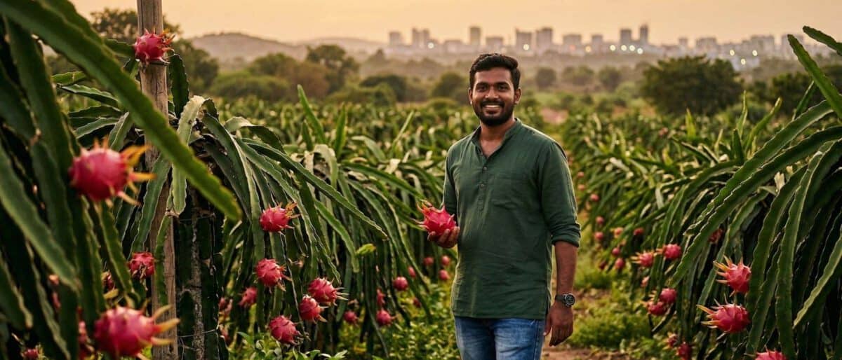 अंशुल मिश्रा: IT की नौकरी छोड़ ड्रैगन फ्रूट का राजा बना यह इंजीनियर