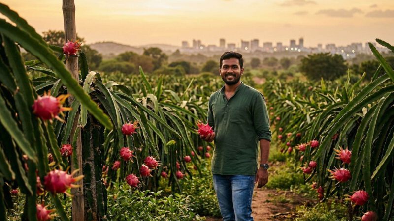 अंशुल मिश्रा: IT की नौकरी छोड़ ड्रैगन फ्रूट का राजा बना यह इंजीनियर